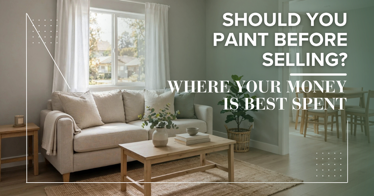 Should You Paint Before Selling? Where Your Money Is Best Spent